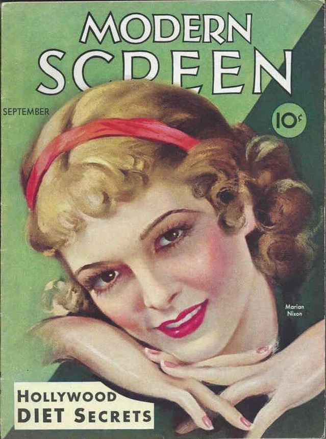 MODERN SCREEN magazine cover Issue 22 September 1932